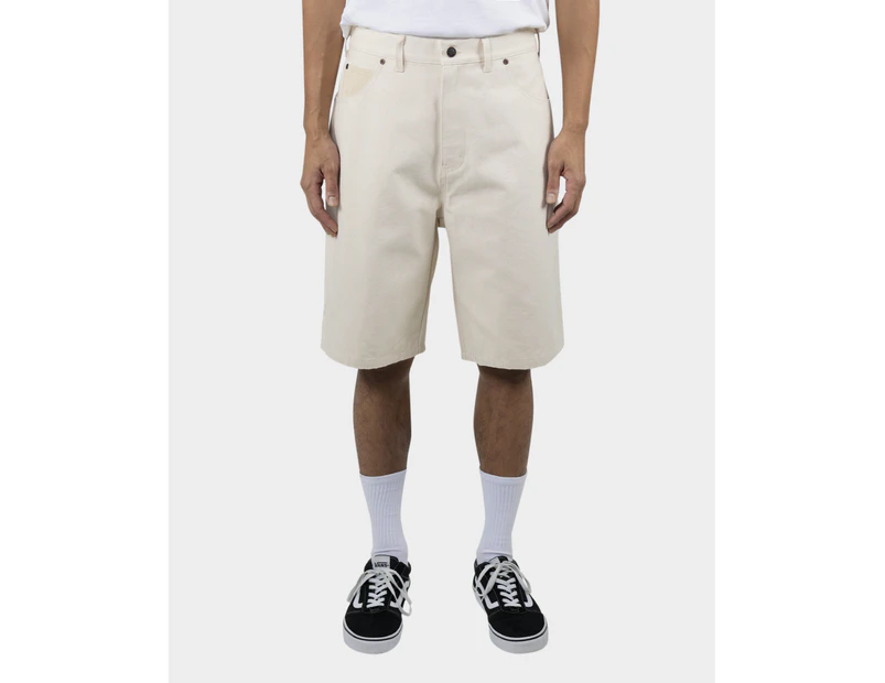 DICKIES DX200 11" Canvas Carpenter Short NATURAL