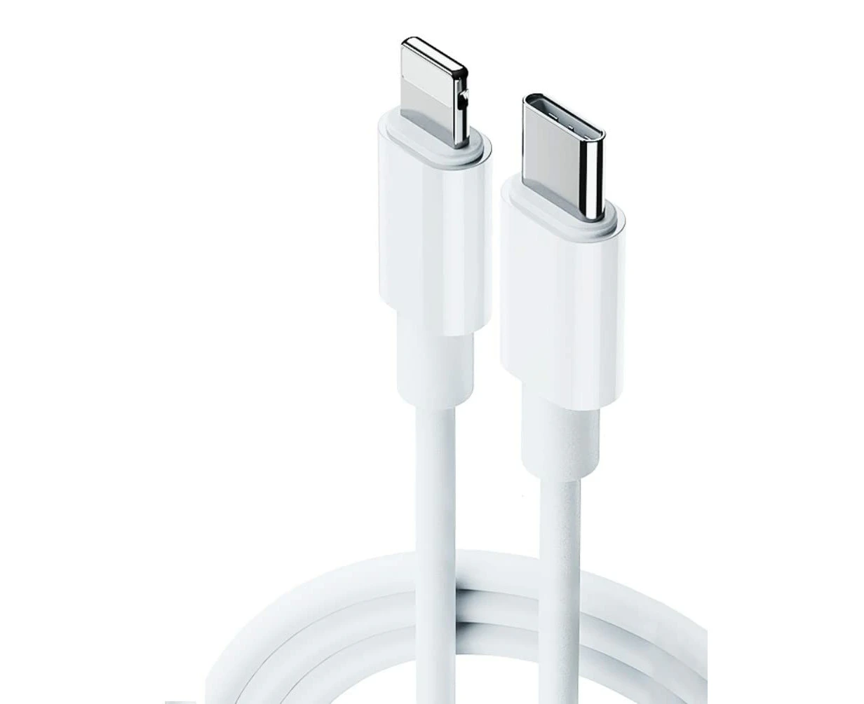 Lightning to USB C Cable 2m/6FT for Apple iPhone 14 13 12 11 Pro Max - White