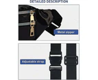 LEMAI Belt Bag Women's Bum Bag Metallic Water-repellent Hip Bag 3 Compartments Shoulder Bags Girl