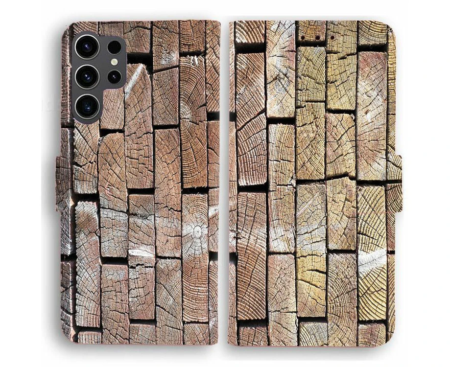 Phone Cover for Samsung Galaxy S Phone Series - Wood Timber Design Print For Samsung Galaxy S20+