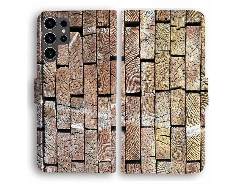 Phone Cover for Samsung Galaxy S Phone Series - Wood Timber Design Print For Samsung Galaxy S20+