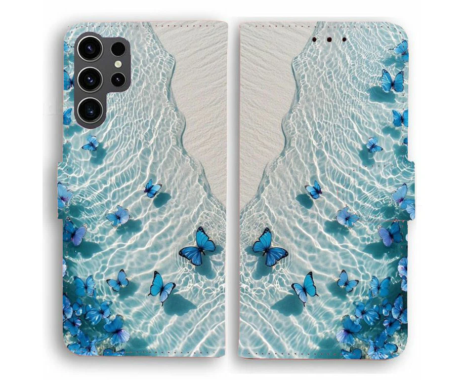 Phone Cover for Samsung Galaxy S / A / J / Note / Xcover Series Phone - Butterfly Floating on Water Print Design For Samsung Galaxy Note 20 ultra