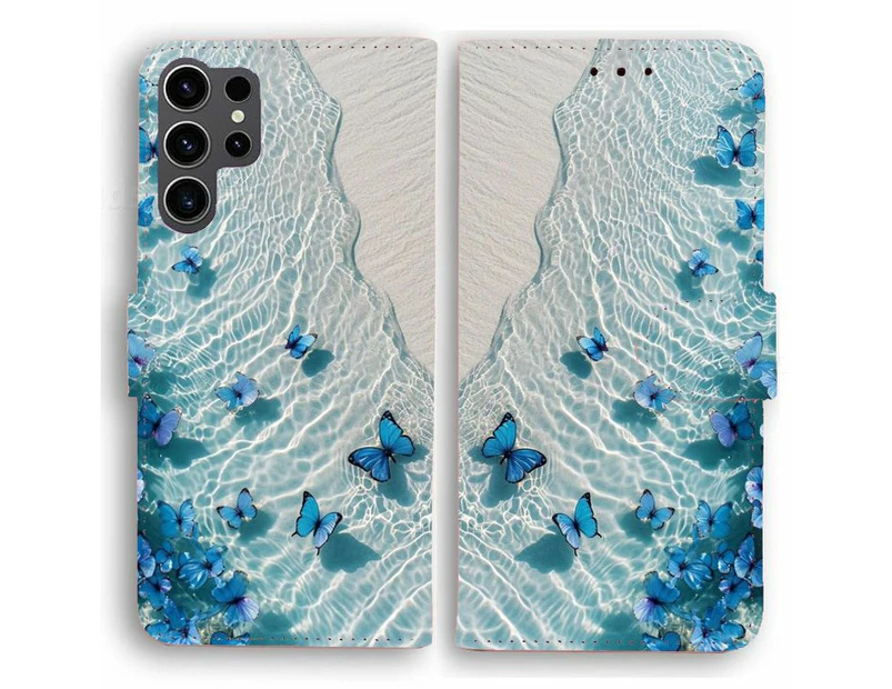 Phone Cover for Samsung Galaxy S / A / J / Note / Xcover Series Phone - Butterfly Floating on Water Print Design For Samsung Galaxy Note 20 ultra