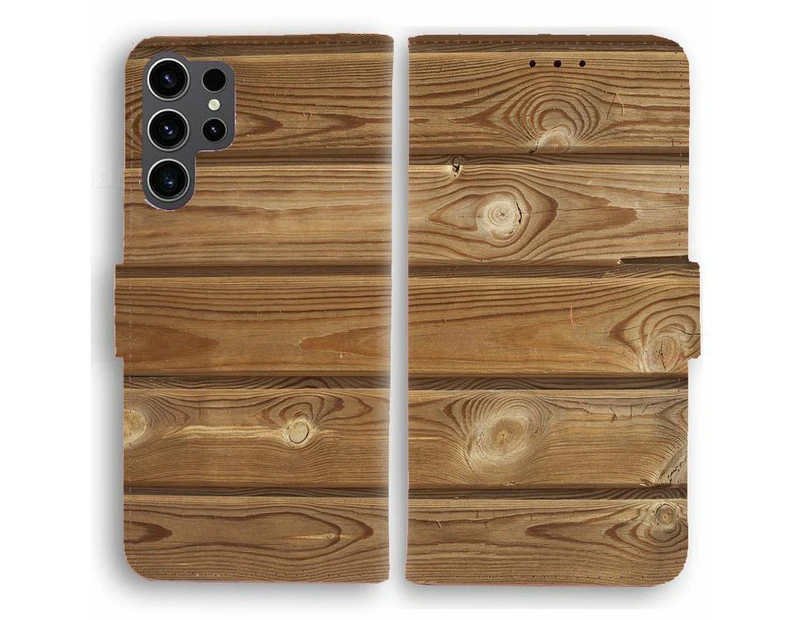 Phone Cover for Samsung Galaxy S Phone Series - Wood Timber Design Print For Samsung Galaxy S10 4G