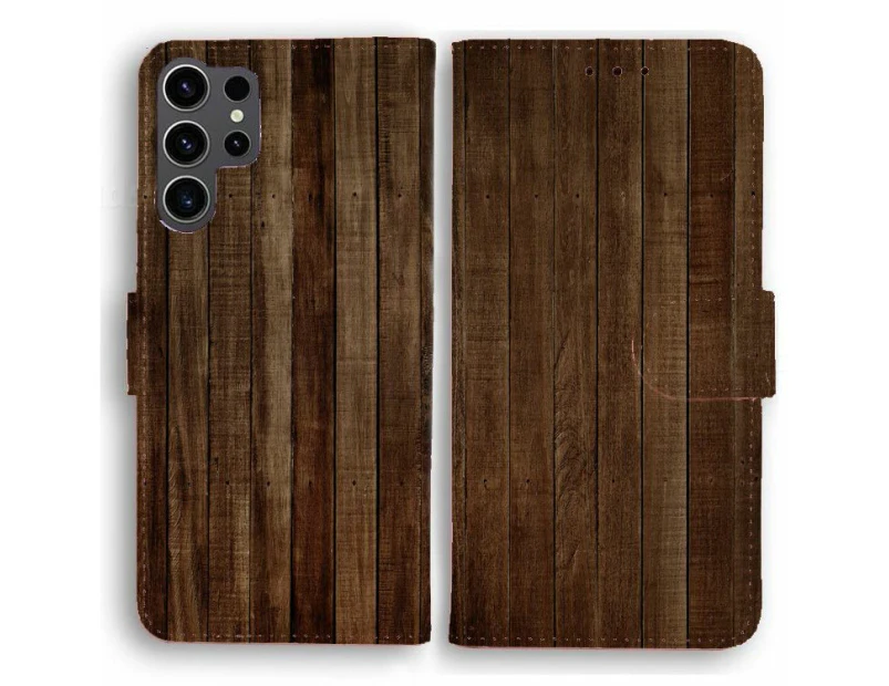 Phone Cover for Samsung Galaxy S Phone Series - Wood Timber Design Print For Samsung Galaxy S10+