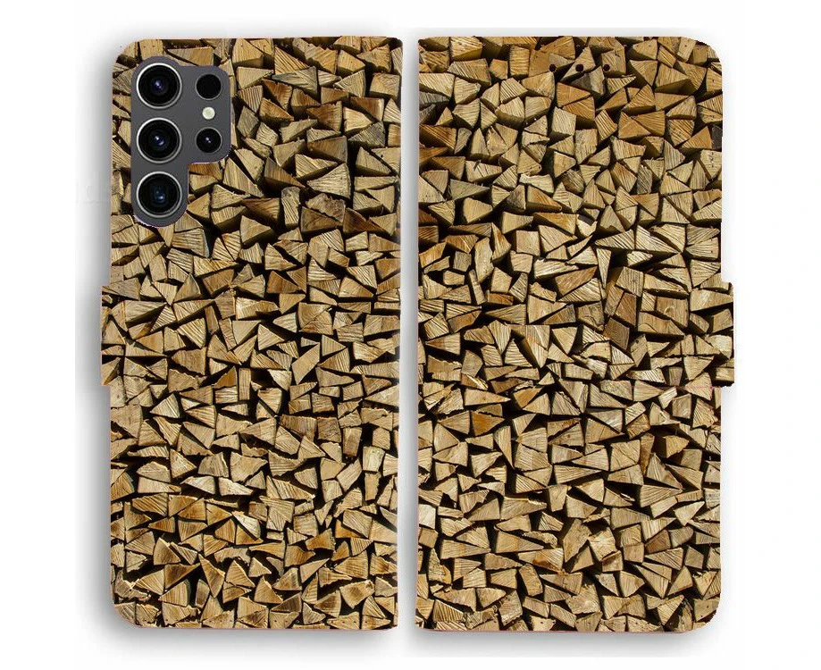 Phone Cover for Samsung Galaxy A Phone Series - Wood Timber Design Print For Samsung Galaxy A34 5G