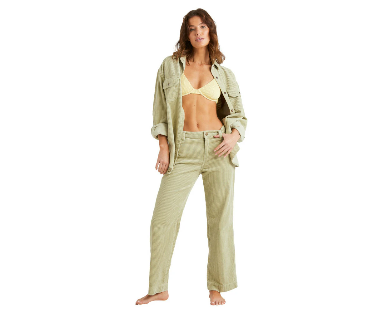 Billabong Groove On Pant Womens in Light Avocado