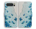 Phone Cover for Google Pixel Series - Butterfly Floats on Water Print Design For Google Pixel 4a 4G