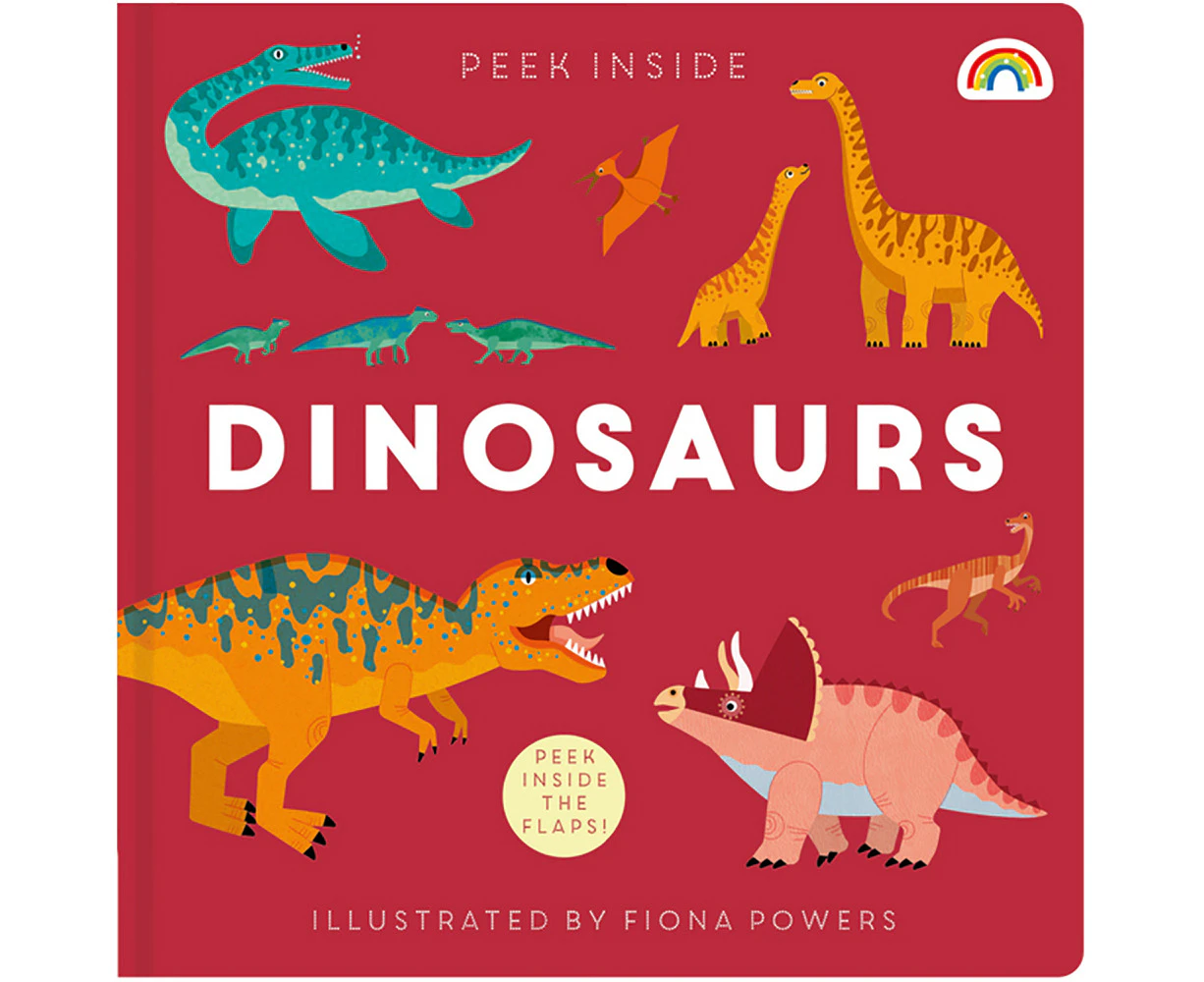 Really Decent Books Peek Inside Kids/Childrens Reading Book - Dinosaur 3Y+