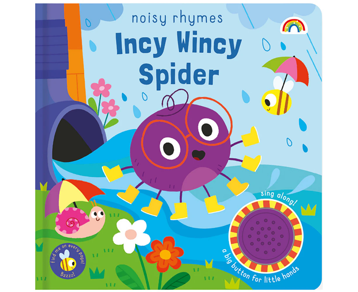 Really Decent Books Noisy Rhymes Childrens Book- Incy Wincy Spider 3Y+