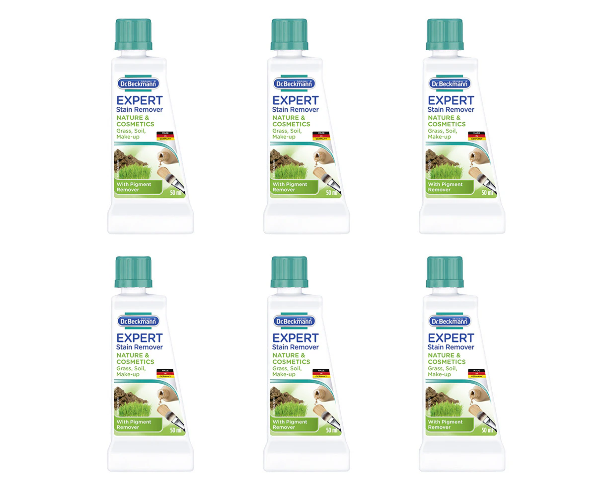 6x Dr Beckmann 50ml Stain Devils Nature & Cosmetics Cleaner w/ Pigment Remover