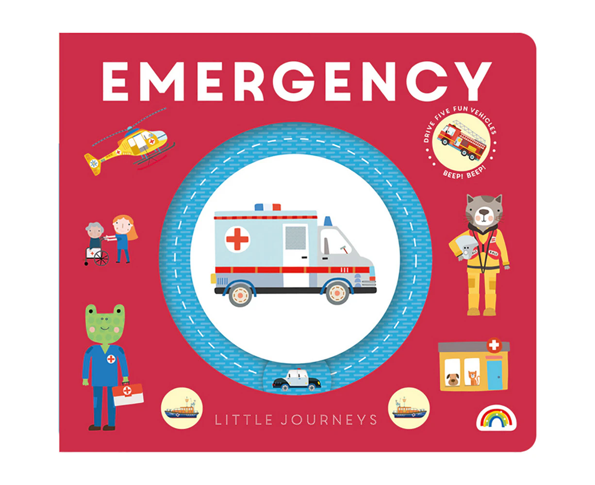 Really Decent Books Little Journeys Childrens Reading Book- Emergency 3Y+