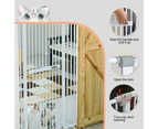 Extra Tall 150cm Baby Pet Security Gate Safety Gate Easy Fit Fence Two Way Opening No Drill Needed-Extention Available