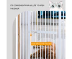 Extra Tall 150cm Baby Pet Security Gate Safety Gate Easy Fit Fence Two Way Opening No Drill Needed-Extention Available