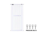 Extra Tall 150cm Baby Pet Security Gate Safety Gate Easy Fit Fence Two Way Opening No Drill Needed-Extention Available