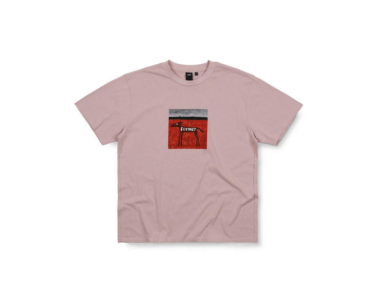 Former Chuns Dog Tee Mens in Blush