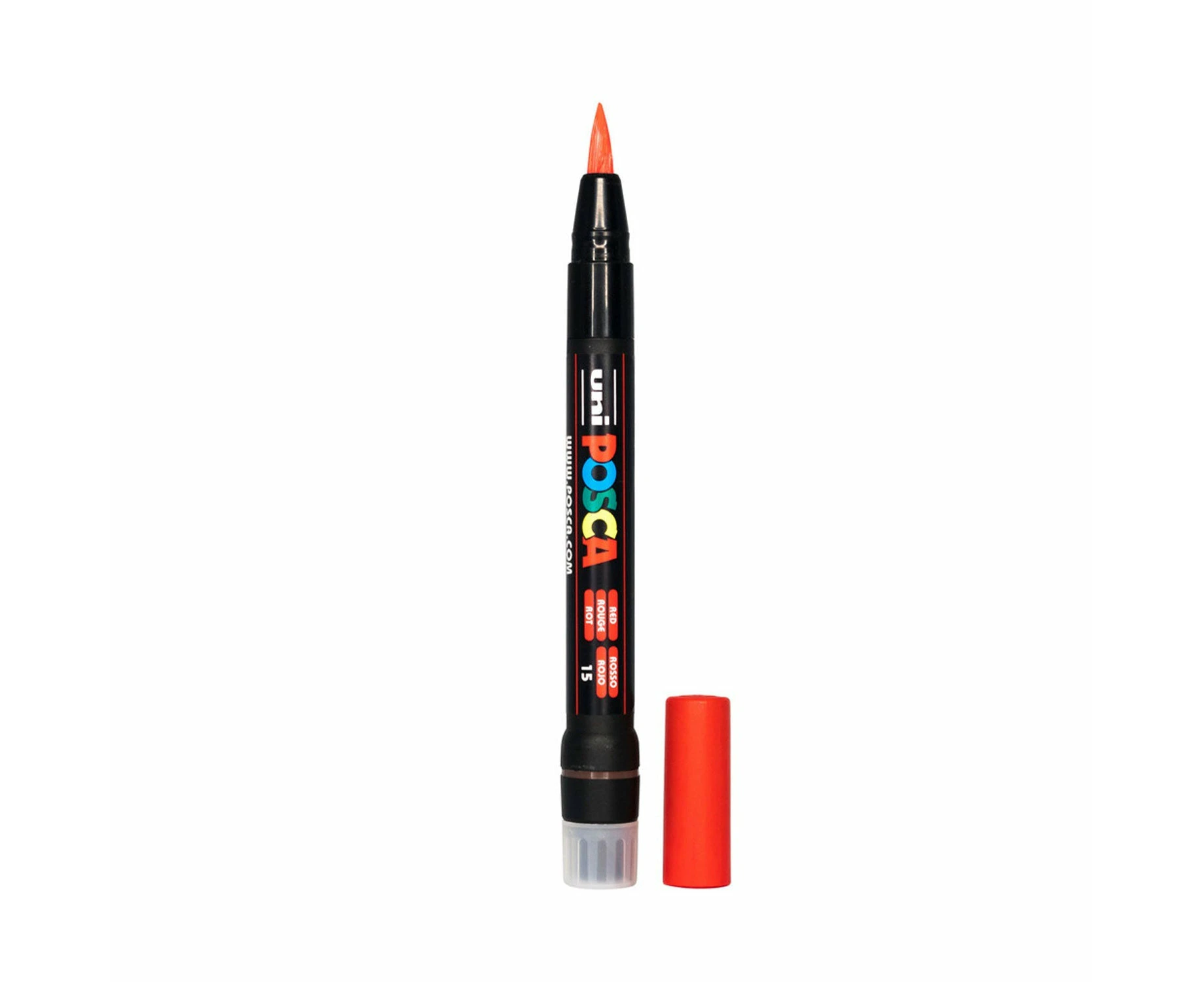 POSCA Brush Tip Paint Marker Pen PCF-350 - Red*