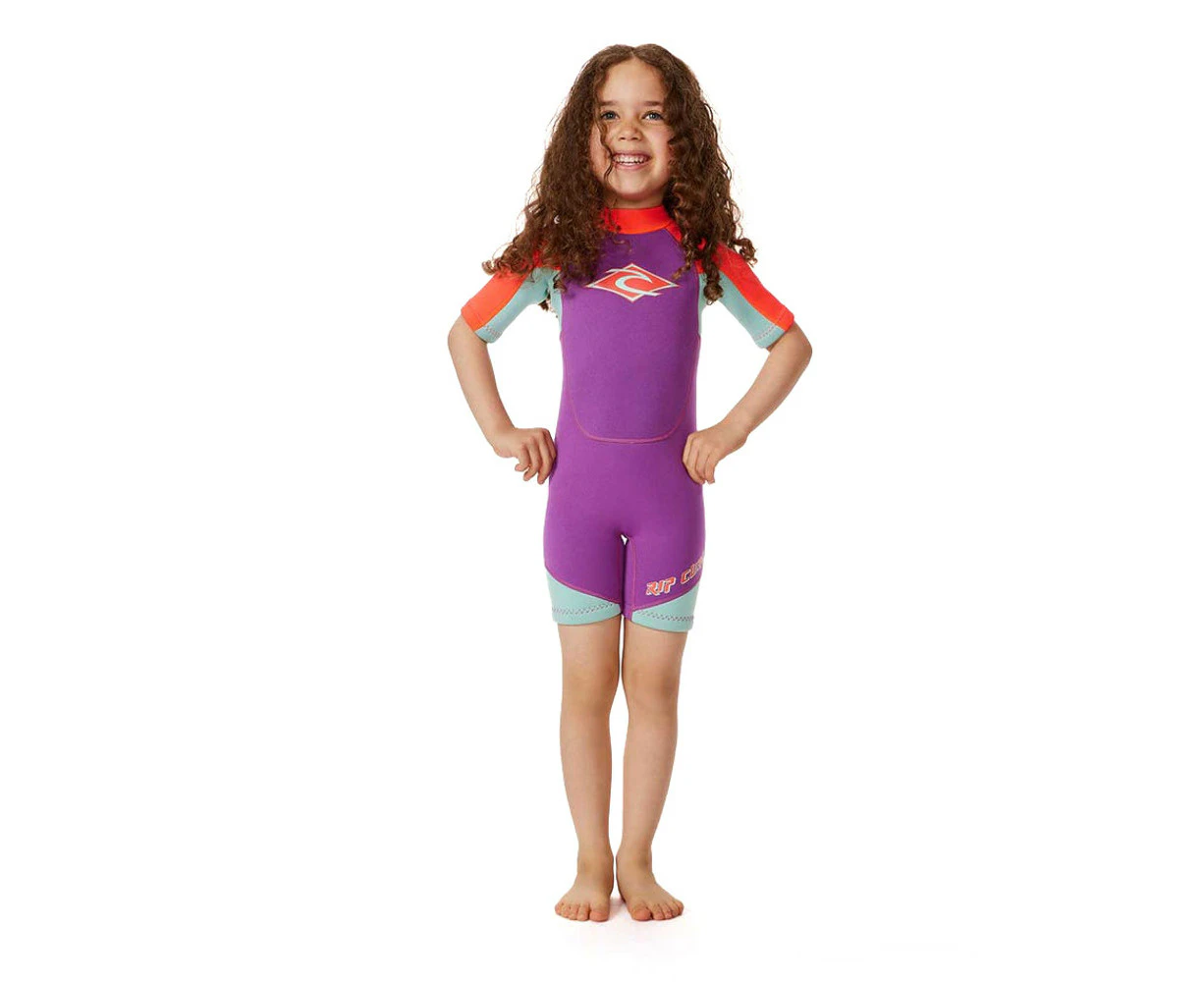 Rip Curl Groms Omega BZ Springsuit in Pink