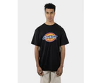 DICKIES Classic Logo Distressed Oversize Box Fit S/S Tee BLACK