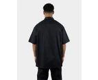 DICKIES 1574 Zip-Through S/S Work Shirt BLACK