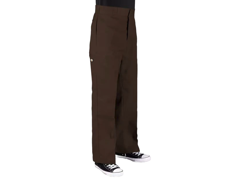 Dickies Pants 85-283 Loose Fit Double Knee Dark Brown - Brown