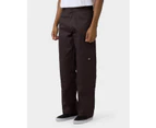 Dickies Pants 85-283 Loose Fit Double Knee Dark Brown - Brown