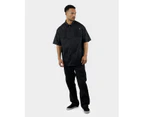 DICKIES 1574 Zip-Through S/S Work Shirt BLACK