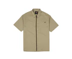 DICKIES 1574 Zip-Through S/S Work Shirt KHAKI