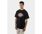 DICKIES Classic Logo Distressed Oversize Box Fit S/S Tee BLACK