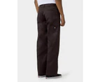 Dickies Pants 85-283 Loose Fit Double Knee Dark Brown - Brown