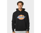 DICKIES Classic Logo Pull Over Hoodie BLACK