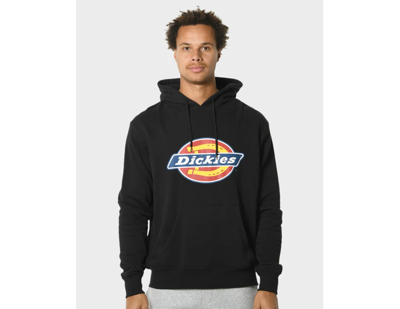 DICKIES Classic Logo Pull Over Hoodie BLACK