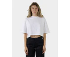 DICKIES Longview-Mini 330 Cropped Tee WHITE