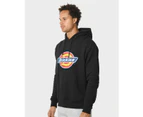 DICKIES Classic Logo Pull Over Hoodie BLACK