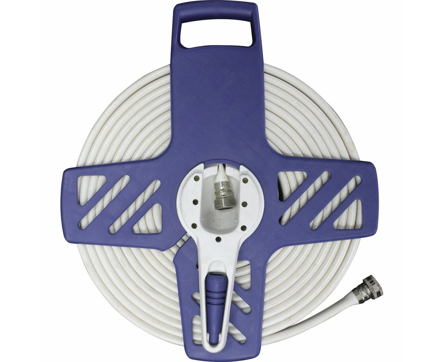 Haigh flat hose reel drinking water 9m x 16mm kink resistant FHR030