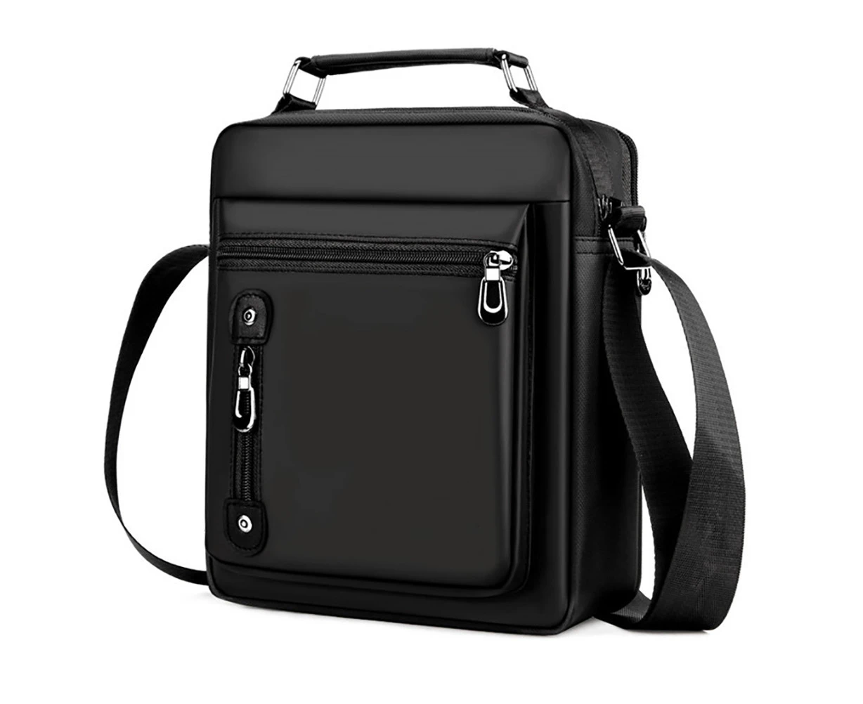 Men's shoulder bag Business crossbody bag Men's Oxford zipper bag Single Piece Crossbody Bag