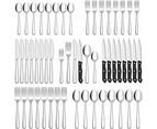 48-Piece Silverware Set with Steak Knives for 8 Stainless Steel Flatware Cutlery Set