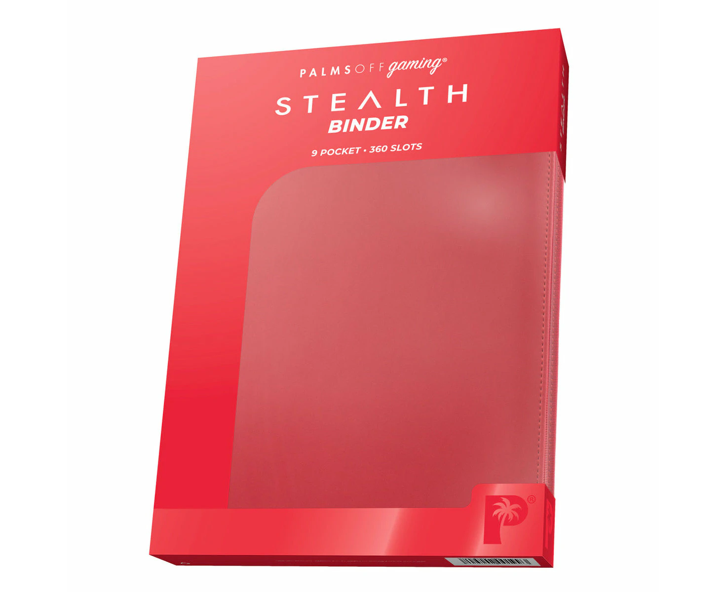 STEALTH 9 Pocket Zip Trading Card Binder - RED