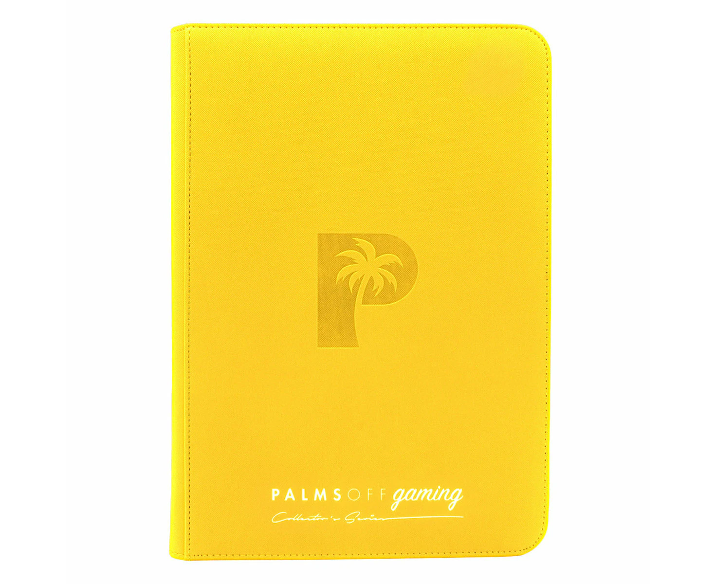 Collector's Series TOP LOADER Zip Binder - CLEAR - Yellow