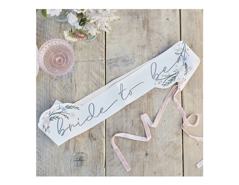 Boho Bride Thin Sash