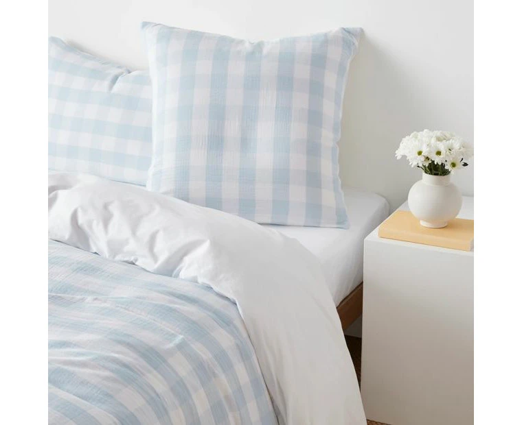 Target Willa Muslin Check European Pillowcase