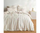 Target Reid Stripe Linen/Cotton Quilt Cover Set