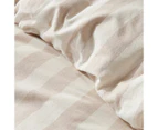 Target Reid Stripe Linen/Cotton Quilt Cover Set