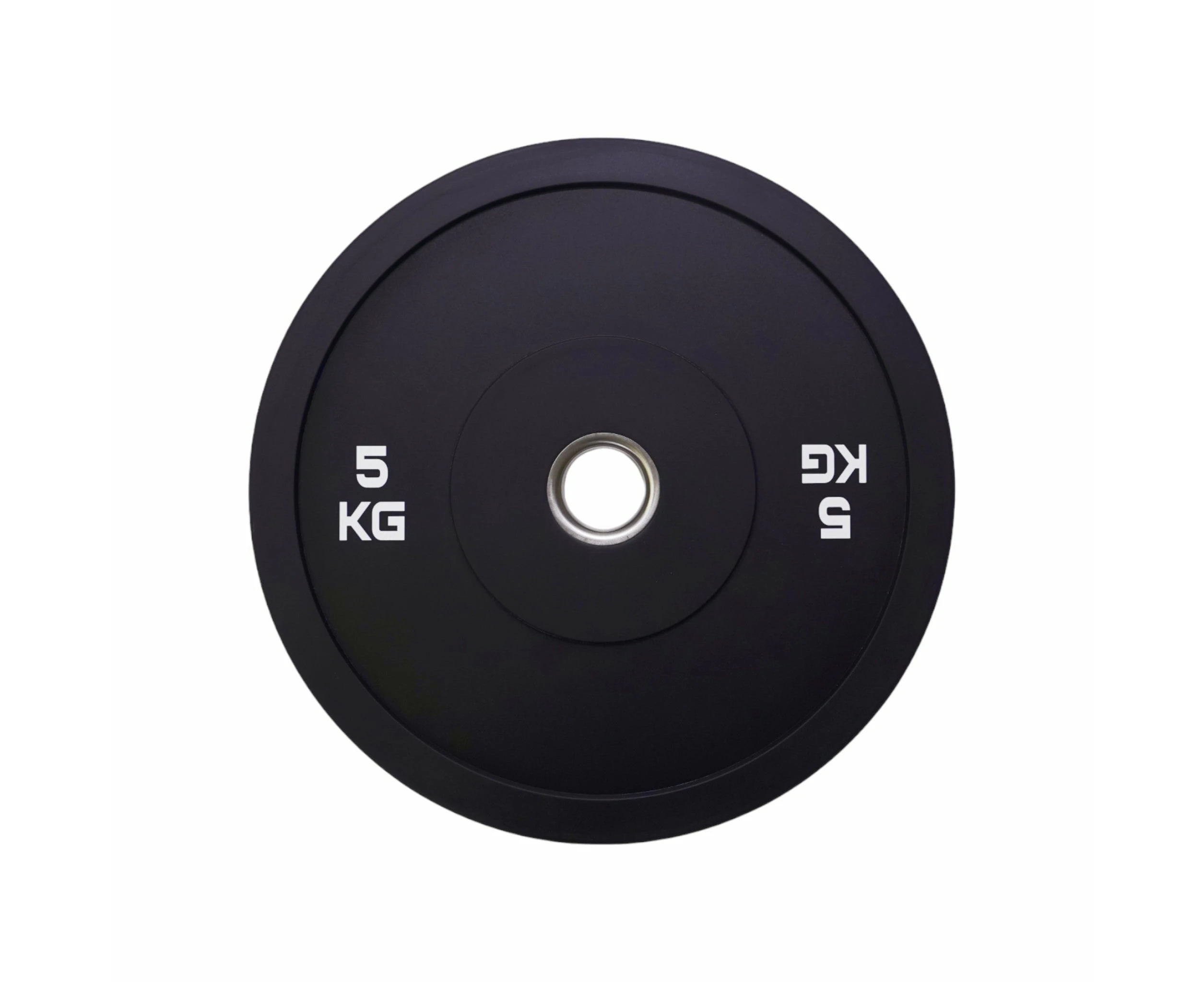 5kg Bumper Plate V2 Black Rubber Weight Plates Pair