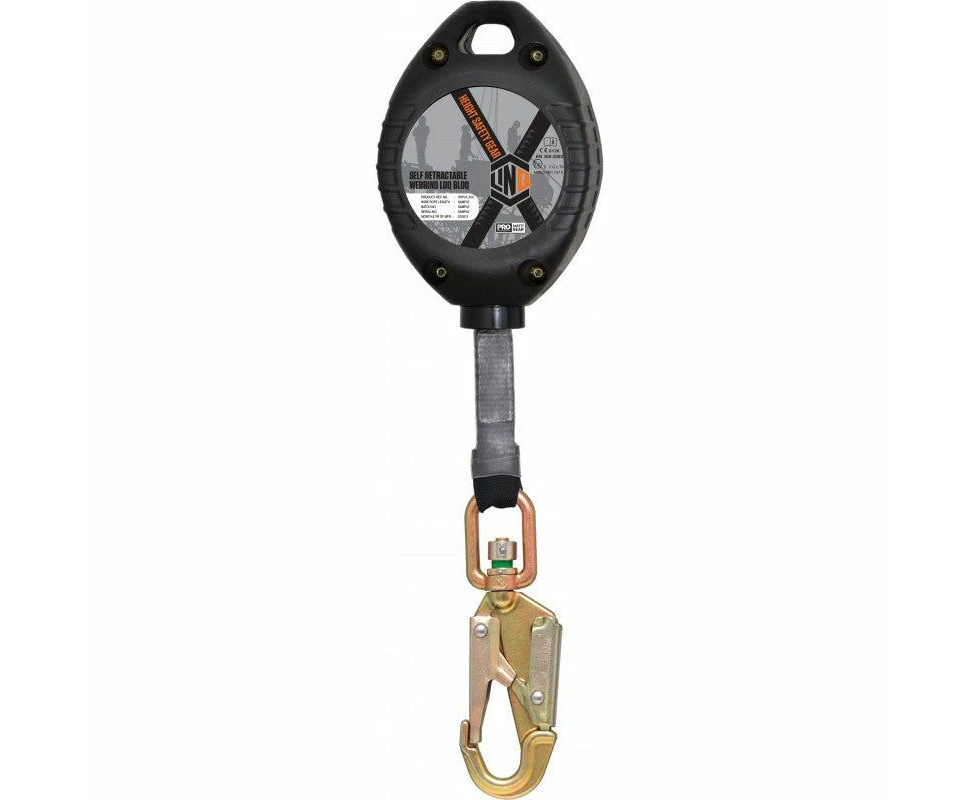 Self Retractable Loq-bloq Webbing Lanyard 3.5m