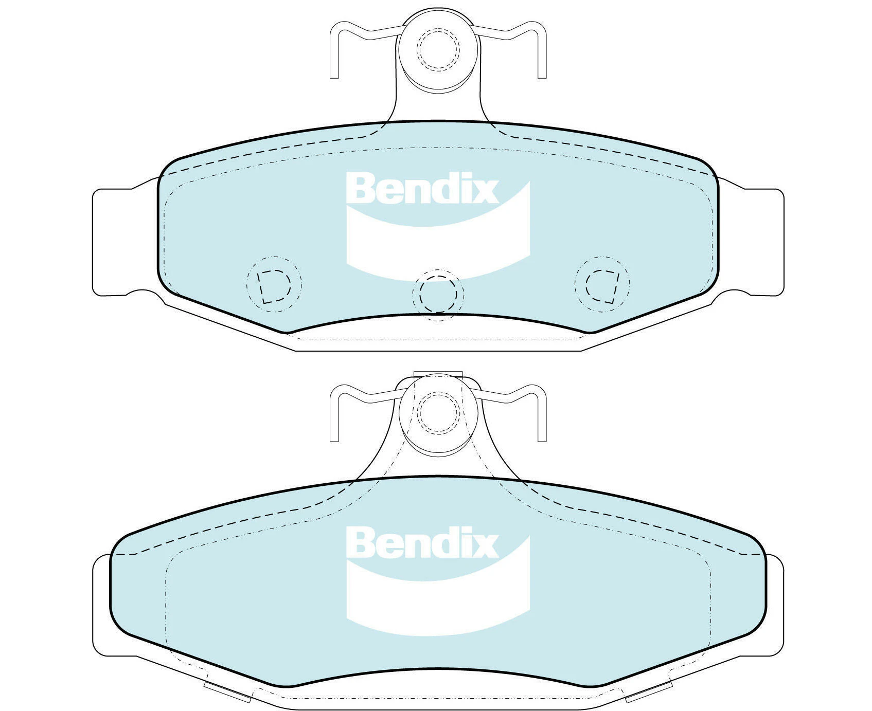 Bendix DB1106 General CT Disc Pad Set