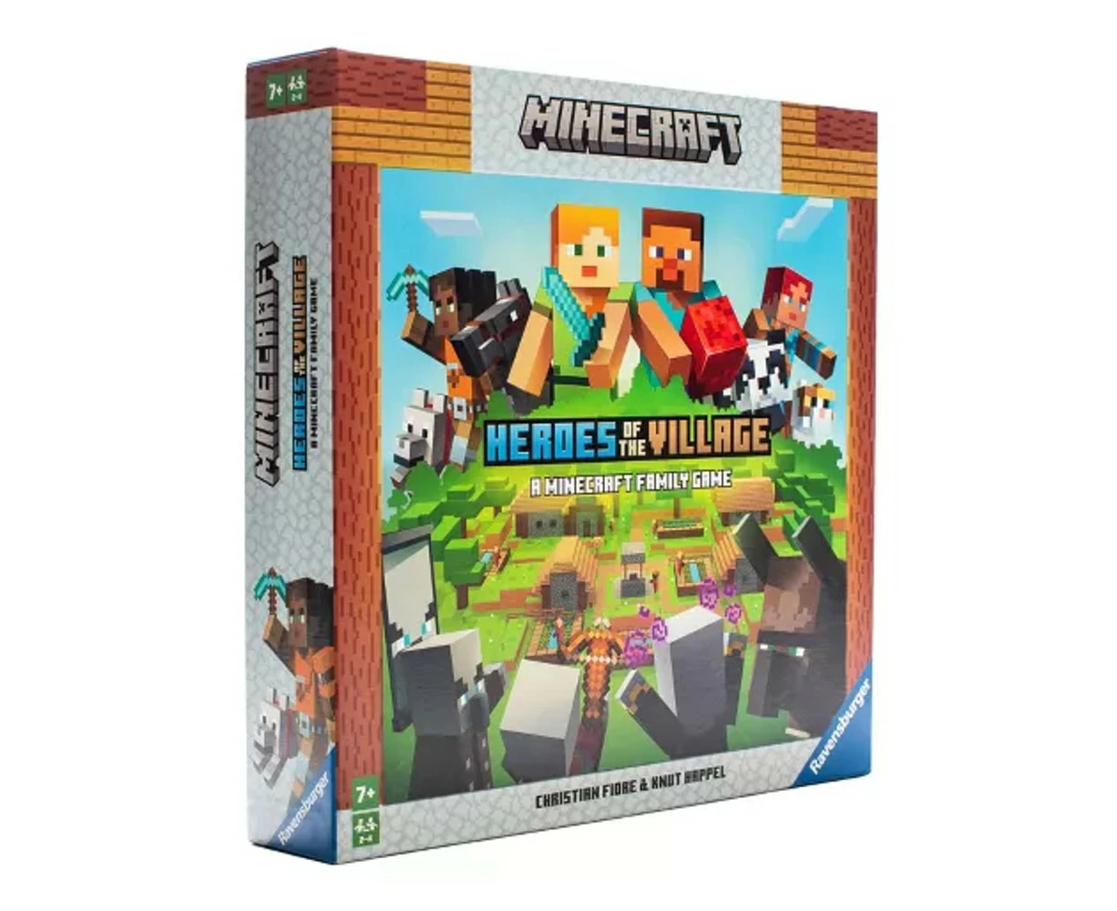 Ravensburger Minecraft Heroes Of The Village Kids/Childrens Tabletop Game 10y+