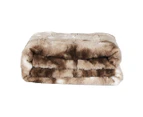 Dreamz Throw Blanket Luxury Tie-dyed Faux Fur 500GSM Bed SofaThick 127x152cm