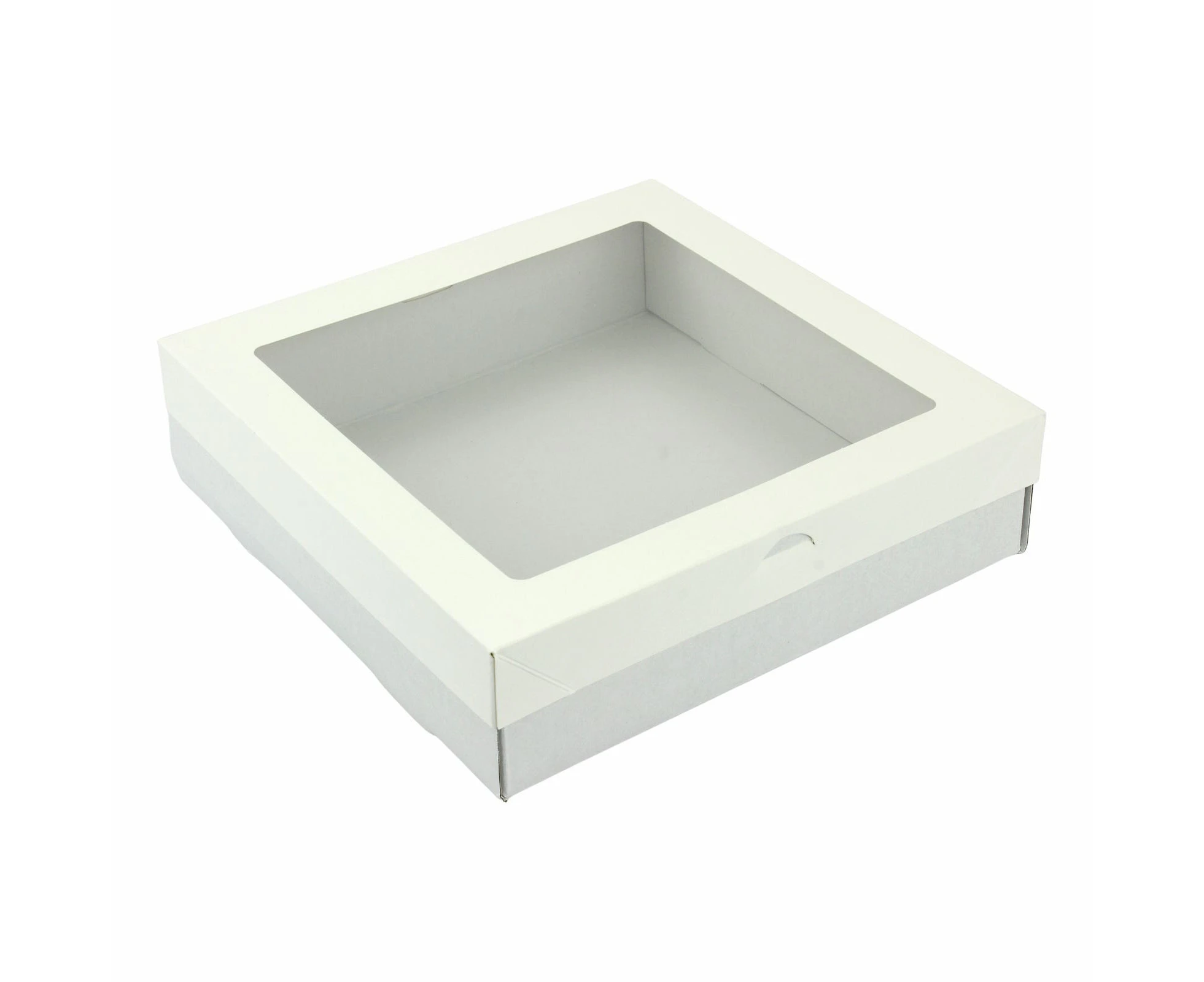 Eco White Grazing Boxes with Lids 22.5cm x 22.5cm x 6cm (Pack of 2)