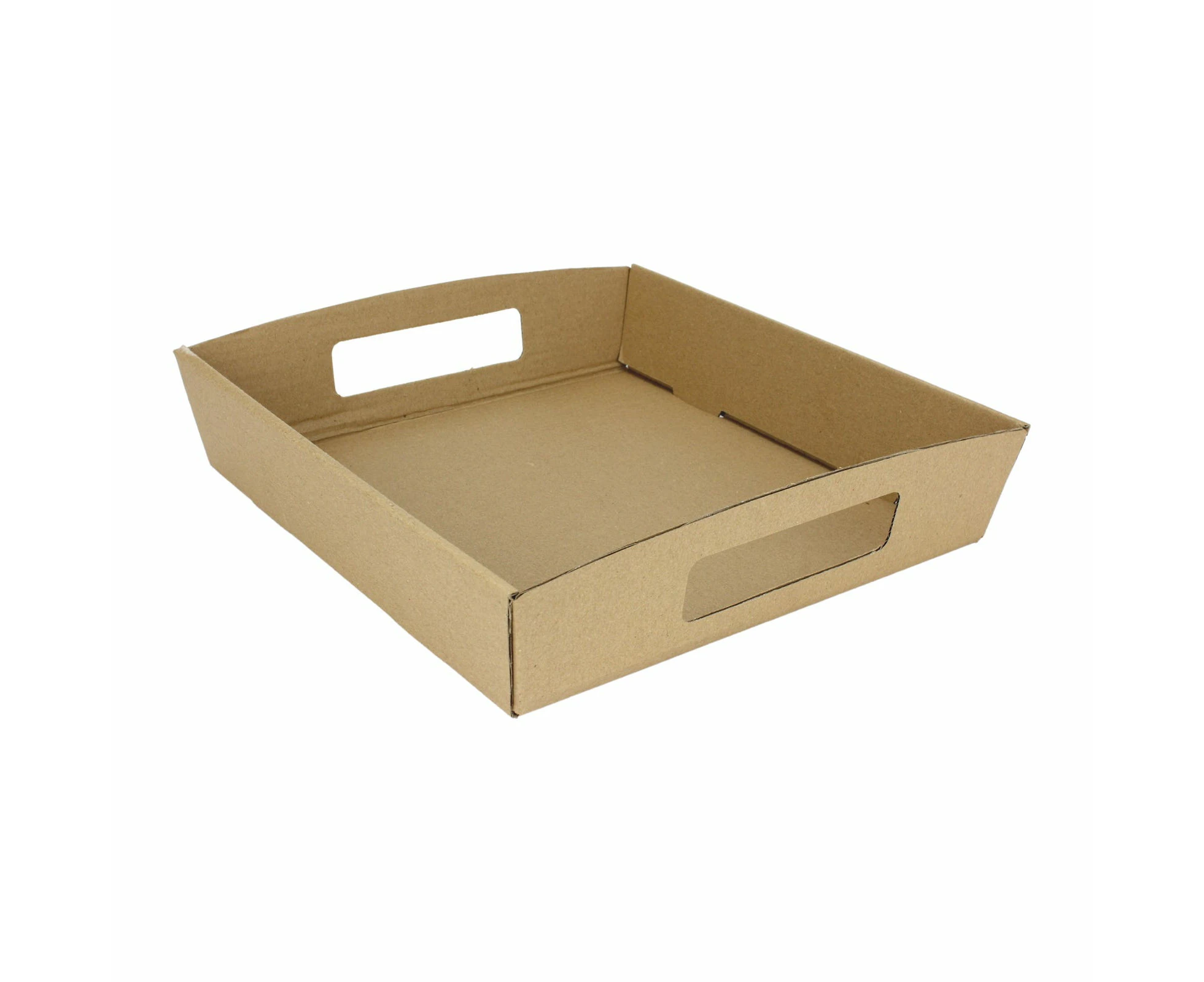 Cardboard Grazing Tray with Handles 22.5cm x 22.5cm x 6cm